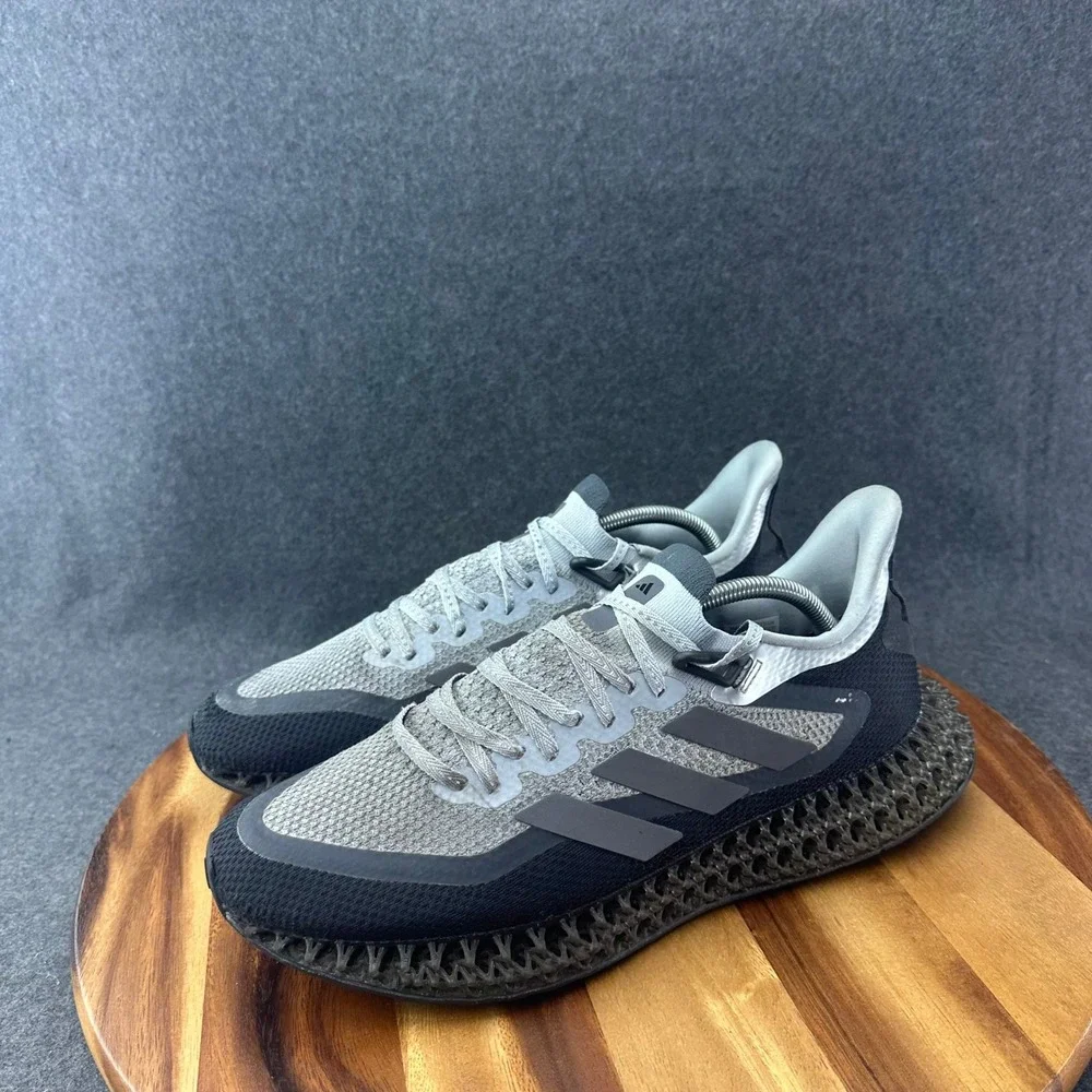 Adidas 4DFWD 2 Running Shoes HP3205 Halo Silver Carbon Men's Size 12 4D